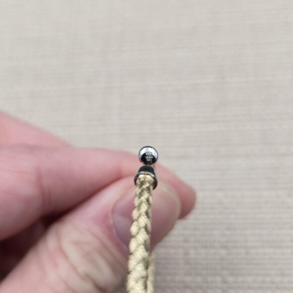 6.5 Inch Gold Over Sterling Silver Cubic Zirconia Gems Cuff Bracelet B873 - Picture 5 of 7